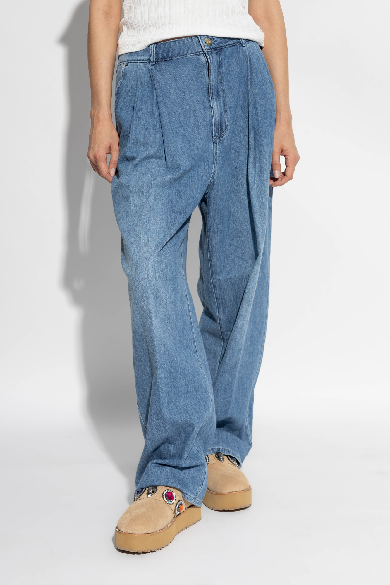 Blue Loose fit jeans with darts Michael Michael Kors Vitkac GB